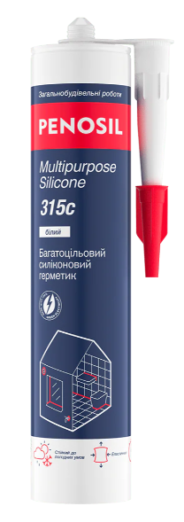 Герметик силіконовий PENOSIL універсальний Multipurpose Silicone 315c білий 310 мл